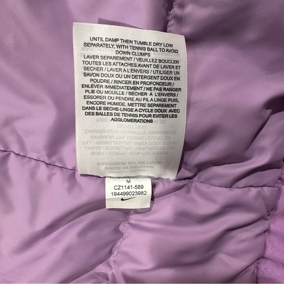 Nike City Ready Women’s Down-Filled Parka Winter Coat CZ1141-589 Purple Size M - Picture 10 of 11
